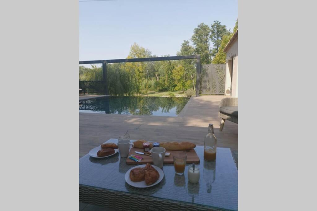 Un petit coin de Bali avec SPA et piscine privés Carpentras Exterior foto